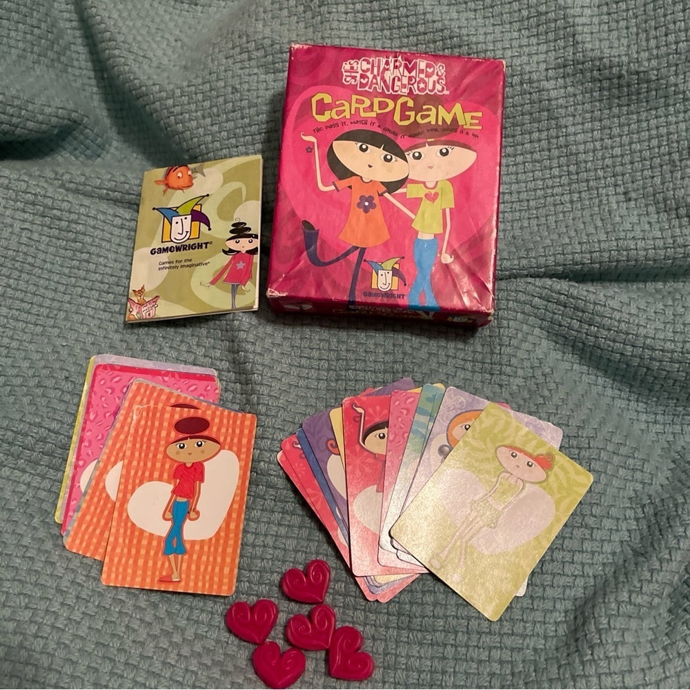 Vintage She’s Charmed & Dangerous Card Game 2001 Gamewright Glamor Girl